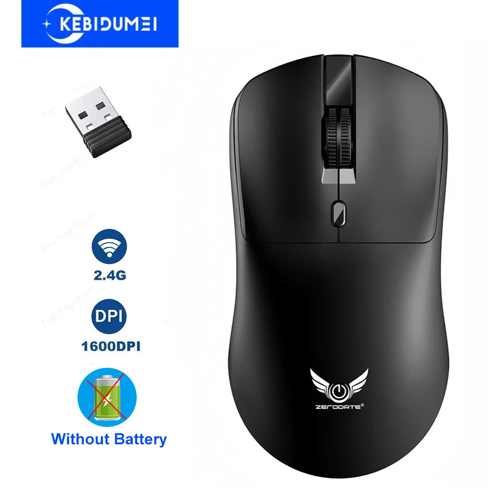 2.4G Wireless Mouse 3 Levels 1600 DPI Gaming Mouse Office Optical Mouse Ergonomic Mouse Mice for PC Computer Laptop Macbook