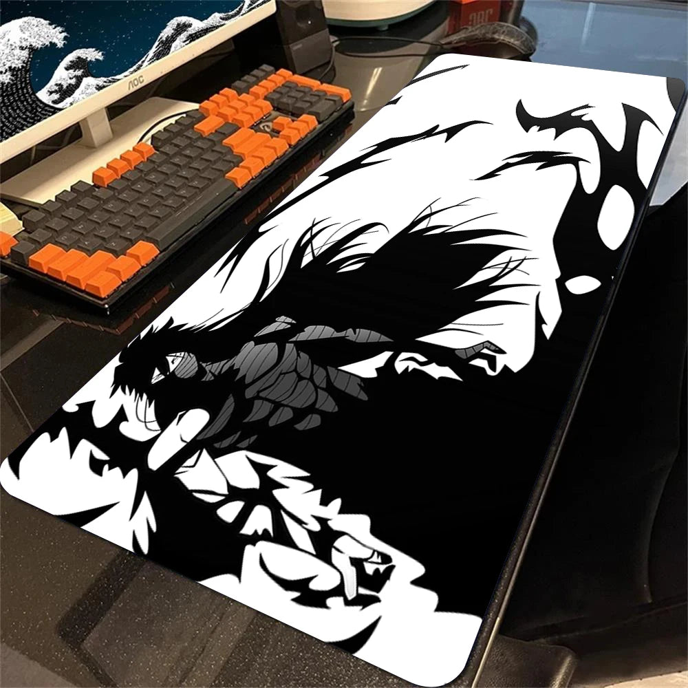 Anime Bleach Large Mouse Pad Gamer Cabinet Pc Keyboard Desk Mat 900x400 Computer Gaming Accessories Kurosaki Ichigo Mousepad Xxl