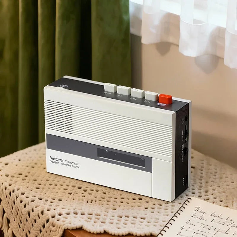 New Bluetooth cassette player Built-in speaker,Connect to Bluetooth speakers or headphone 2000mAh rechargeable Music Walkman