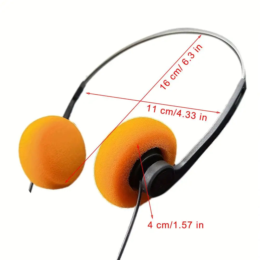 INS Japanese Retro Nostalgic Headsets MP3 Headphones Walkman Wired Earphone Props CD Sports Photo Personality