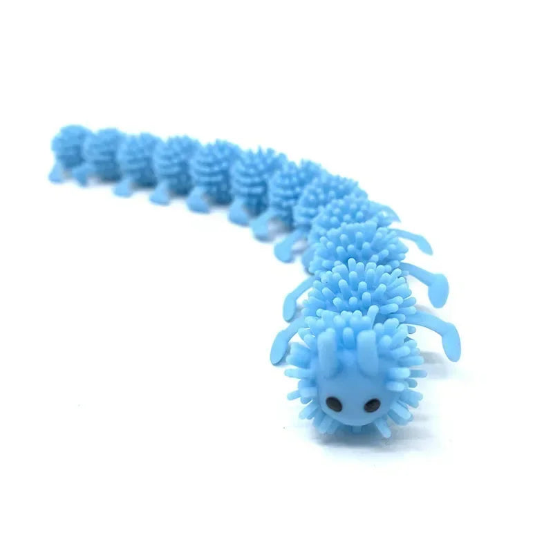 1pc Caterpillars Sensory Toy Stress Relief Stretchy String Worm Pops Fidget Therapy Anti Anxiety Fidget for Teenagers Adults