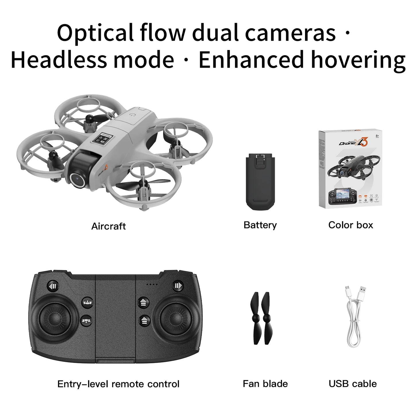 Lenovo YL3 Drone Professional 8K Dual Camera Long Battery Life GPS WIFI Brushless Motors Obstacle Avoidance Foldable Quadcopter