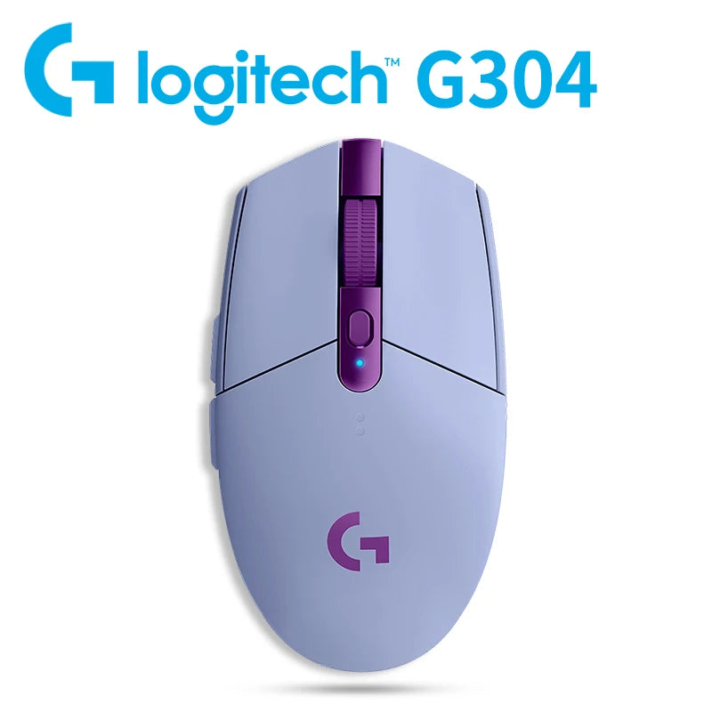 Logitech G304 Lightspeed Wireless Gaming Mouse 12000 DPI Hero Sensor 250hr Battery Life Programmable Buttons for PC Mac