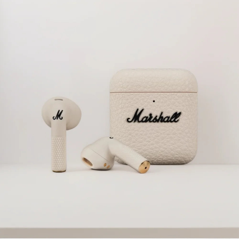 MARSHALL MINOR III Wireless Bluetooth Earbuds HiFi Deep Bass Pop Rock Retro InEar Headphones with Mic Fast Charge Lightweight