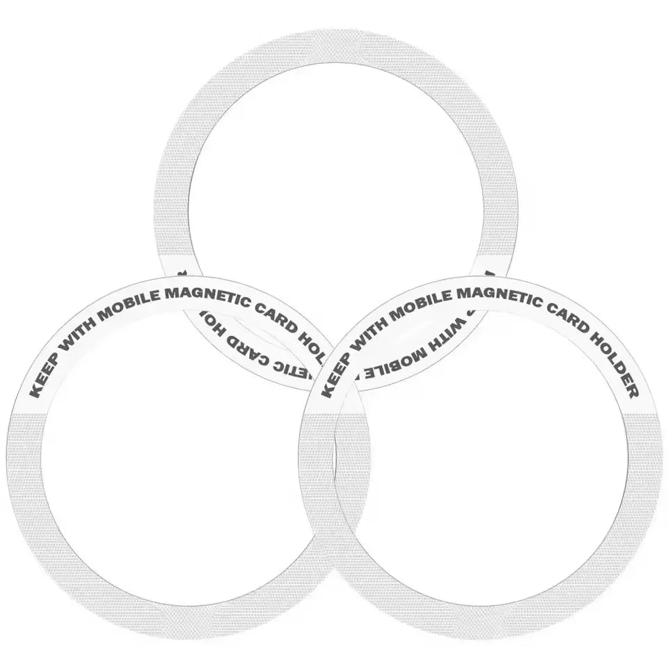 Ring For Magsafe Magnetic Wireless Charger For iphone 15 14 Pro Max 13 12 Mini Universal Metal Sticker Magnet Car Holder Plate