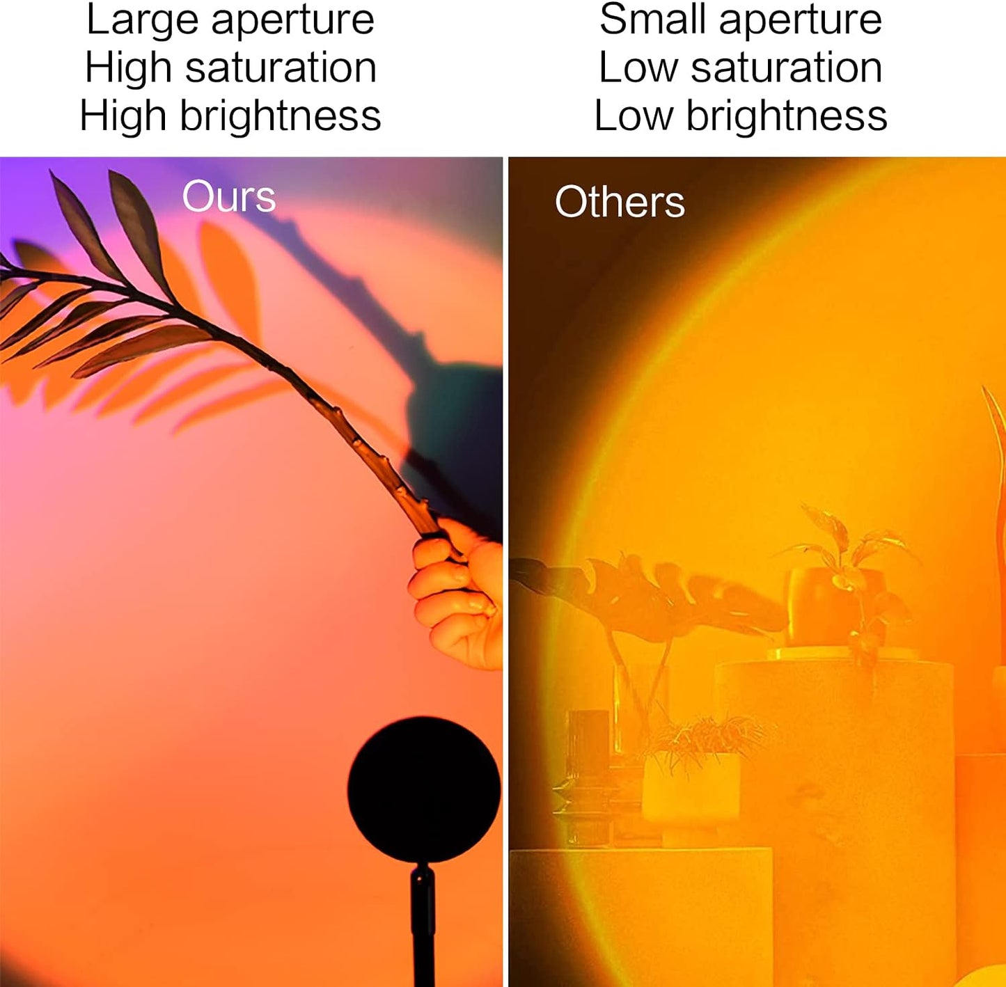 Sunset Lamp,16 Colors Sunset Projection Lamp with Remote,Sunset Lamp Projection,Romantic Sunset Projector,Rainbow Projection Night Light,Sunset Lamp Color Changing,Lamp for Girlfriend