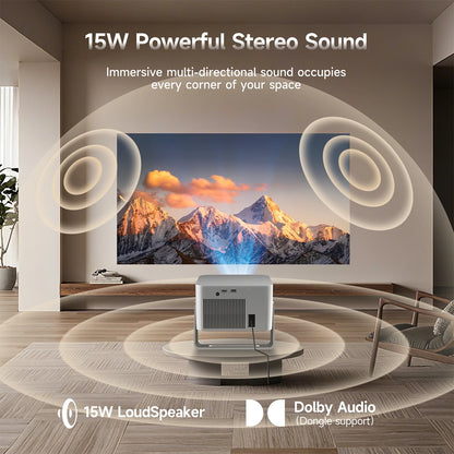 Magcubic HY350GT 900ansi Projector 1080p Native Projector 4K TV Stick Auto Focus Portable Beam Home Theater