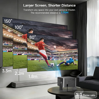 Magcubic HY350GT 900ansi Projector 1080p Native Projector 4K TV Stick Auto Focus Portable Beam Home Theater