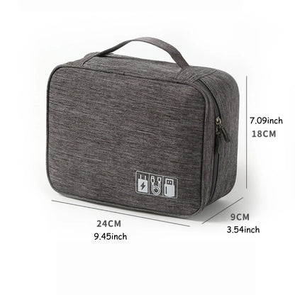 1PC Travel Cable storage bag Portable Digital electronic storage bag USB data cable charger plug storage cable storagebag