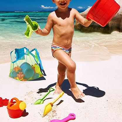 Outdoor Children's Beach Toys Quick Storage Bag Digging Sand Tool Clutter Storage Bag Foldable Portable Beach Bag Swimming Bag