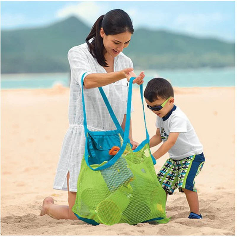 Outdoor Children's Beach Toys Quick Storage Bag Digging Sand Tool Clutter Storage Bag Foldable Portable Beach Bag Swimming Bag