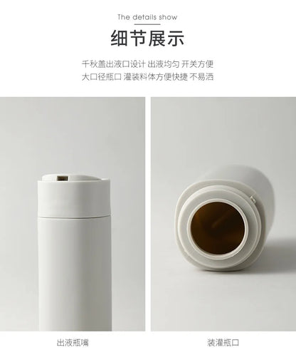 6pcs/Set Recyclable Travel Bottling Set Portable Color Lotion Cream Shampoo Empty Container TPU Wash Bag