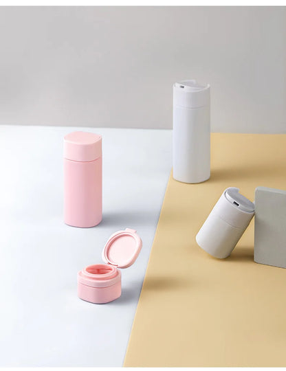 6pcs/Set Recyclable Travel Bottling Set Portable Color Lotion Cream Shampoo Empty Container TPU Wash Bag