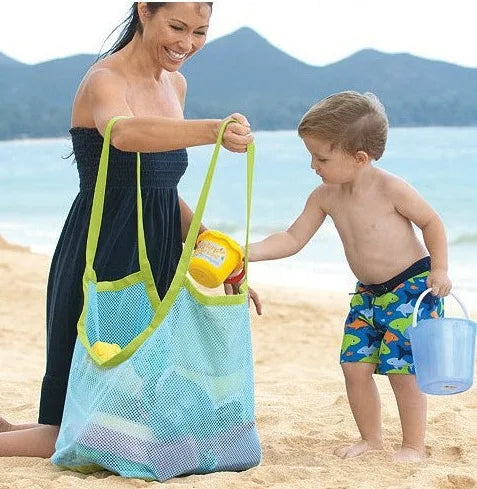 Outdoor Children's Beach Toys Quick Storage Bag Digging Sand Tool Clutter Storage Bag Foldable Portable Beach Bag Swimming Bag
