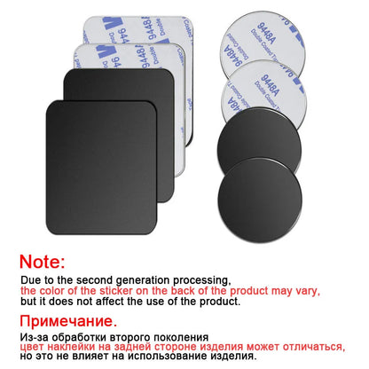 Metal Plate Sticker for Magnetic Car Phone Holder Stand Metal Plate Disk Iron Sheet For iPhone Mobile Cell Phone