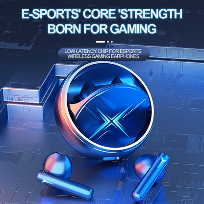 Soleeanre Wireless Headphones Earphone Sports Headset Aluminum Starring Ring Metal Alloy Gaming Earbuds Starburst Light Effect