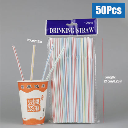 50/1000/3000PCS Colorful Drinking Straws Bar Party Wedding Juice Cocktail pajitas Beverage Straw Kitchen Accessories Wholesale