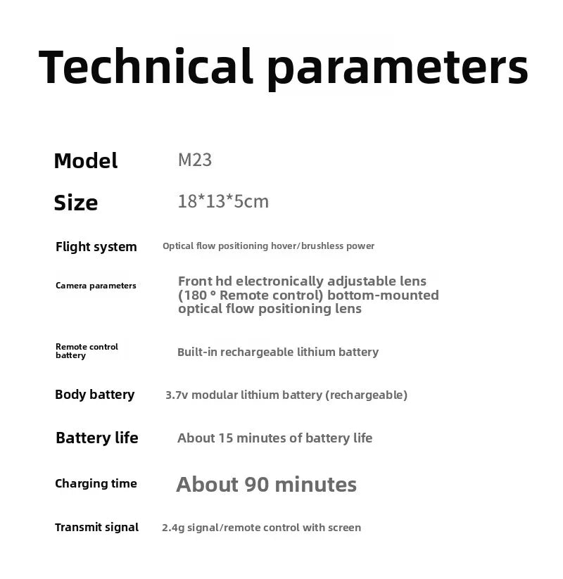 M23 Brushless FPV Drone with Screen, HD Aerial Photography, Mini Quadcopter Remote Control Aircraft
