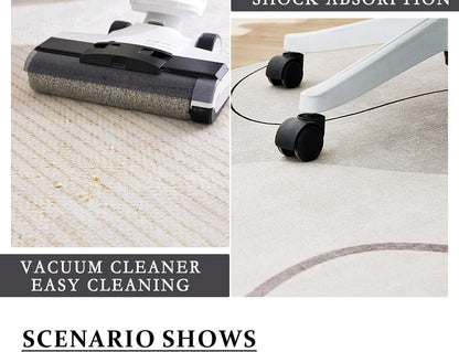 Gaming Chair Floor Mat Study Office Computer Chair Carpet Non-slip Floor Mat Living Room Decor Bedroom Decoration Area Rugs