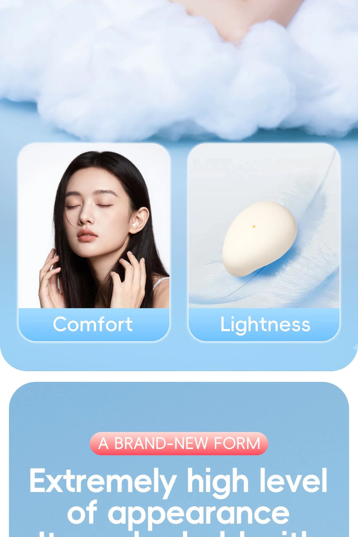 Mini Wireless Bluetooth Headset In Ear Sleep Earbuds Work Invisible Noise Reduction Headphones HD HIFI Sleeping Earphones