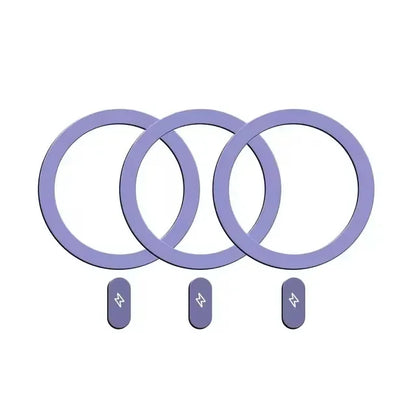 Universal Metal Rings Sticker for Magsafe IPhone Magnetic Wireless Charger Cellphone Round Metal Plate Sticker Car Phone Holder