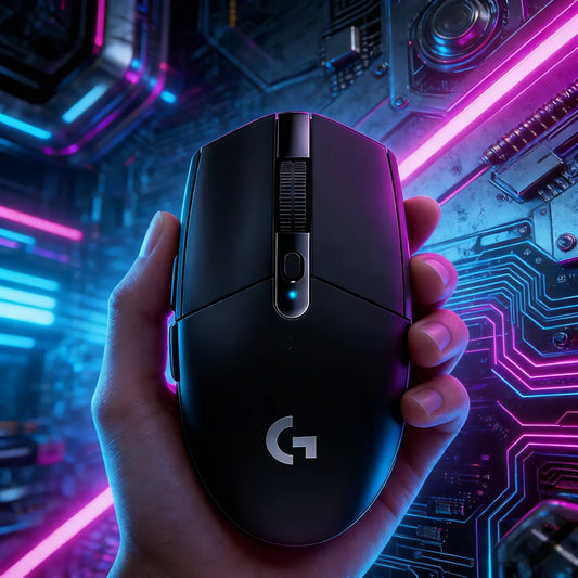 Logitech G304 Lightspeed Wireless Gaming Mouse 12000 DPI Hero Sensor 250hr Battery Life Programmable Buttons for PC Mac