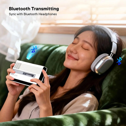 New Bluetooth cassette player Built-in speaker,Connect to Bluetooth speakers or headphone 2000mAh rechargeable Music Walkman