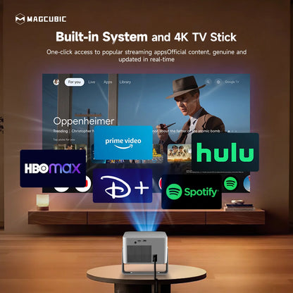Magcubic HY350GT 900ansi Projector 1080p Native Projector 4K TV Stick Auto Focus Portable Beam Home Theater