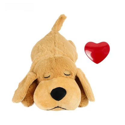Pet Heartbeat Puppy Behavioral Training Dog Plush Pet Comfortable Snuggle Anxiety Relief Sleep Aid Doll Durable Drop Ship