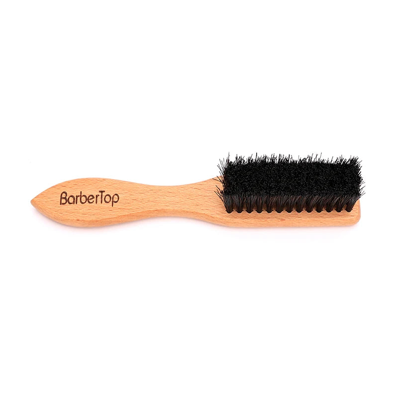 Barber Shop Beard Cleaning Wooden Brush Neck And Facial Dust Collector Hair Brush Household Hairdressing Styling Tool