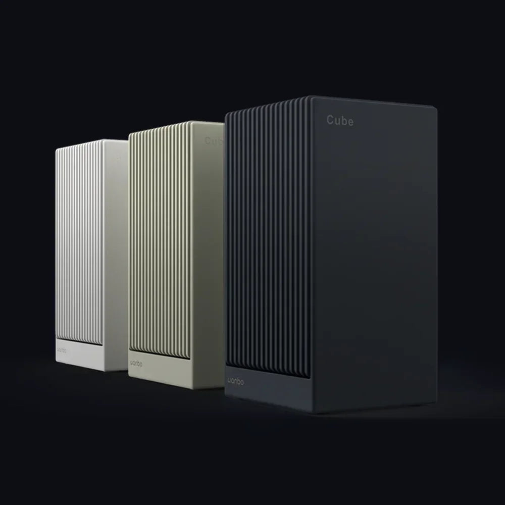 Wanbo Cube 2 Pro 4K Protable Native 1080P Projector 500ANSI Android TV 11.0 ToF Laser Radar Real Time Focus 3 Colors Available