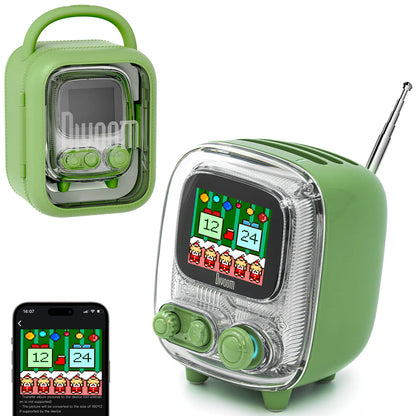 Divoom T-tiivoo-2 Mini Retro White Noise Bluetooth Speaker Portable Vintage Sleep Aid Bluetooth Speaker high quality Subwoofer