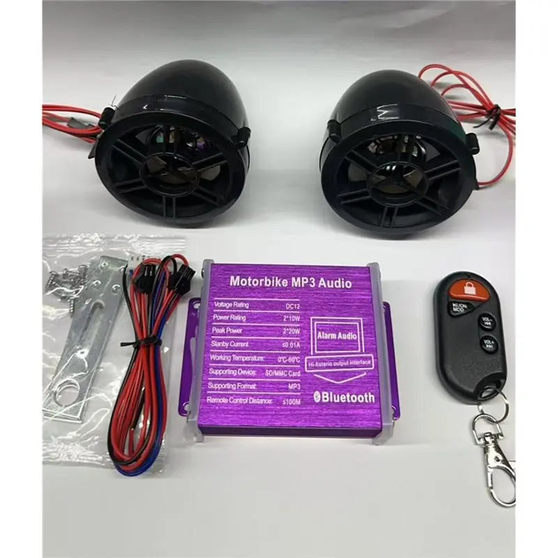 Motorcycle Audio Speaker Motocycle Blutooth Speaker Bike Portable Radios Stereo Wireless Speaker