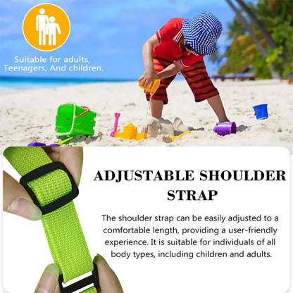 New Outdoor Beach Bag Beach Toy Storage Bag Swimming Clothing and Miscellaneous Storage Bag Shoulder Handheld Storage Bag Touris