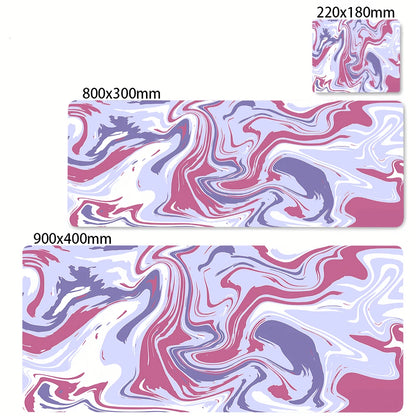 XXL Black and White Strata Liquid 900x400 Mouse Pad Computer Laptop Anime Keyboard Mouse Mat Large Mousepad Keyboards Desk Mat