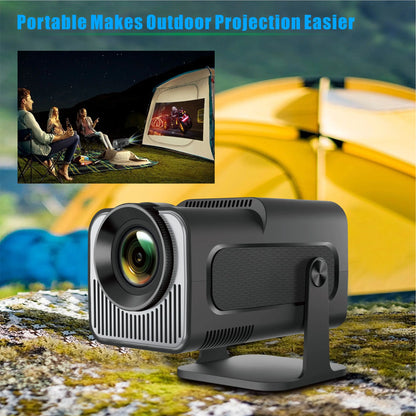 Ultimate Portable Cinema: Supports 4K mini smart projectors with high resolution, suitable for indoor/outdoor entertainment.
