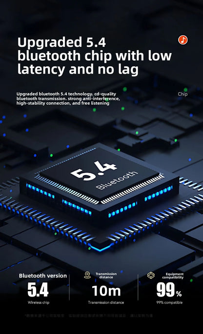 Portable Waterproof Bluetooth Speaker with Bass Stereo Sound LED Light Wireless Outdoor Speaker