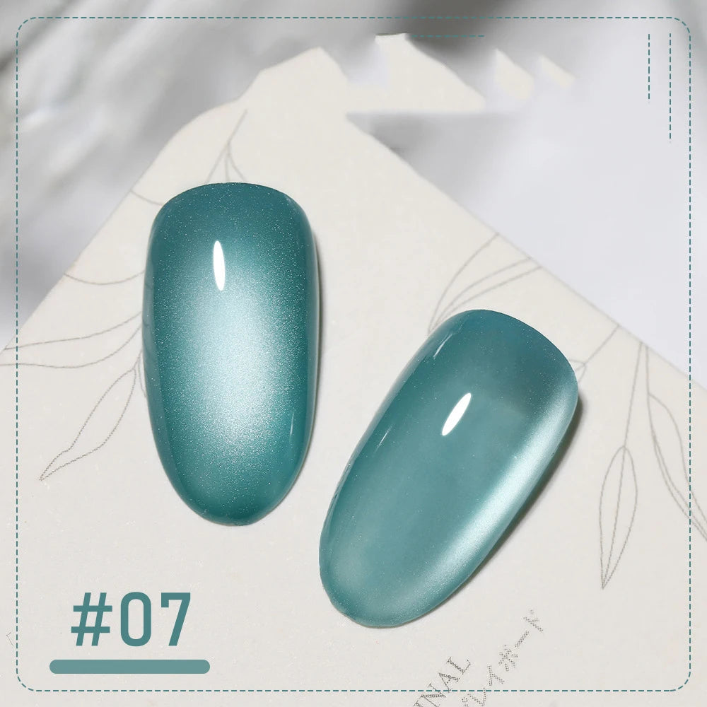 1PC Double Head Nail Cat Eye Magnet Pen Strong Magnetic Bar With Steel Ball For Cateye Gel Polish DIY Glass Bead Effect NailTool