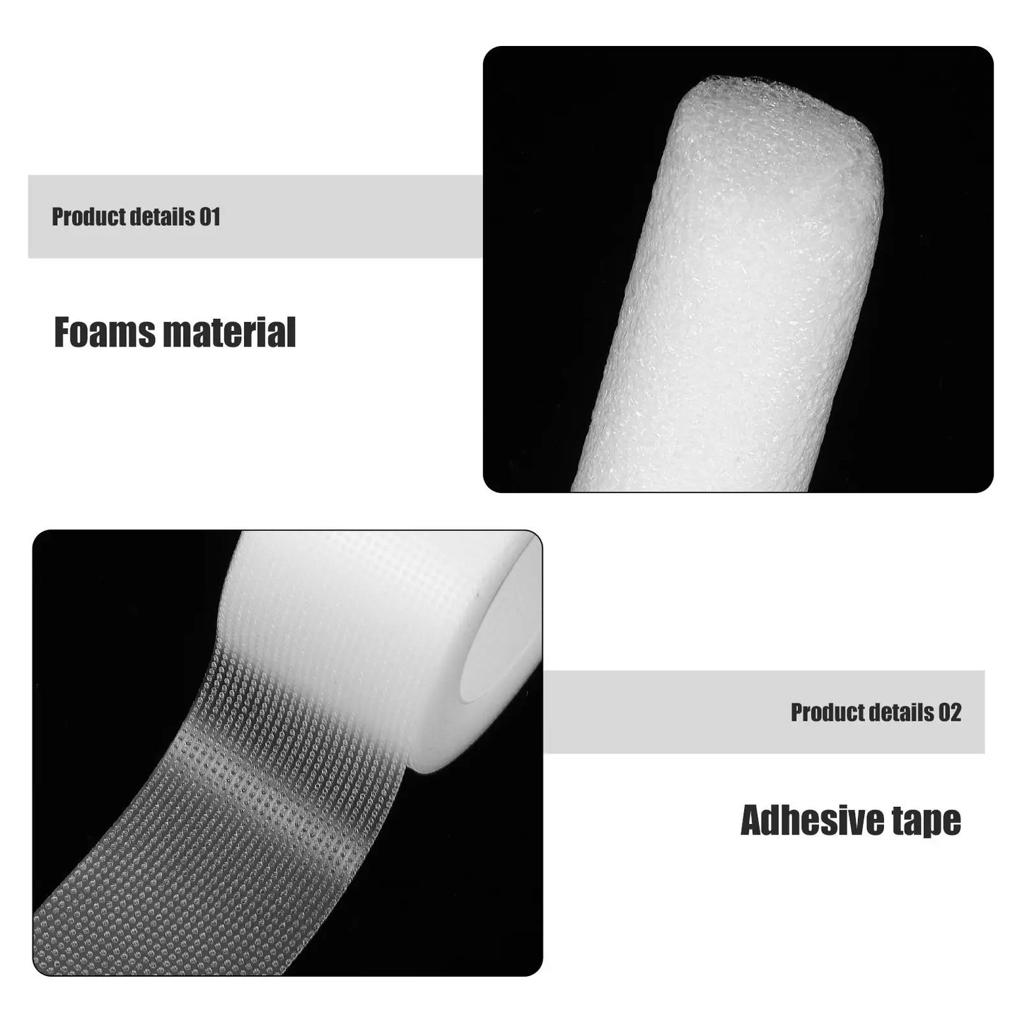 10 Pcs The Dog Soft Foam Tape Pet Doberman Ear Posting Kit Adhesive Stand up Support Dog Ear Stand Fixed Rod pet ear accessories