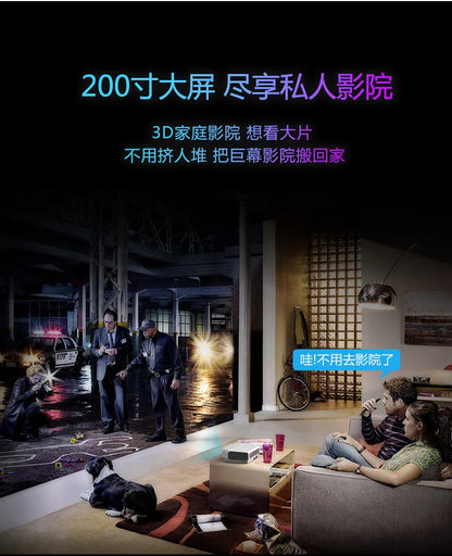 New Ultra HD 4K Home Projector Office Meeting Mobile Wireless Intelligent Portable Mini Projector