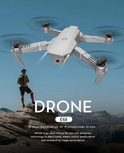 Drone 4k Profesional Wide Angle WIFI Drones Video Live Recording Quadcopter Children's Gifts