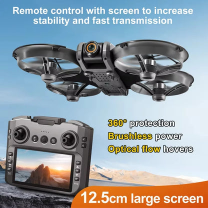 2026 Drone S156 Gps 8k Professional Hd 360° Dual Cameras 5g Wifi Brushless Motors Obstacle Avoidance Fpv Foldable Quadcopter