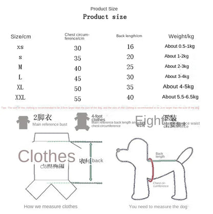 Autumn and winter sweater cowboy pocket two-legged clothes sports wind pet clothes dog cat pet clothes supplies