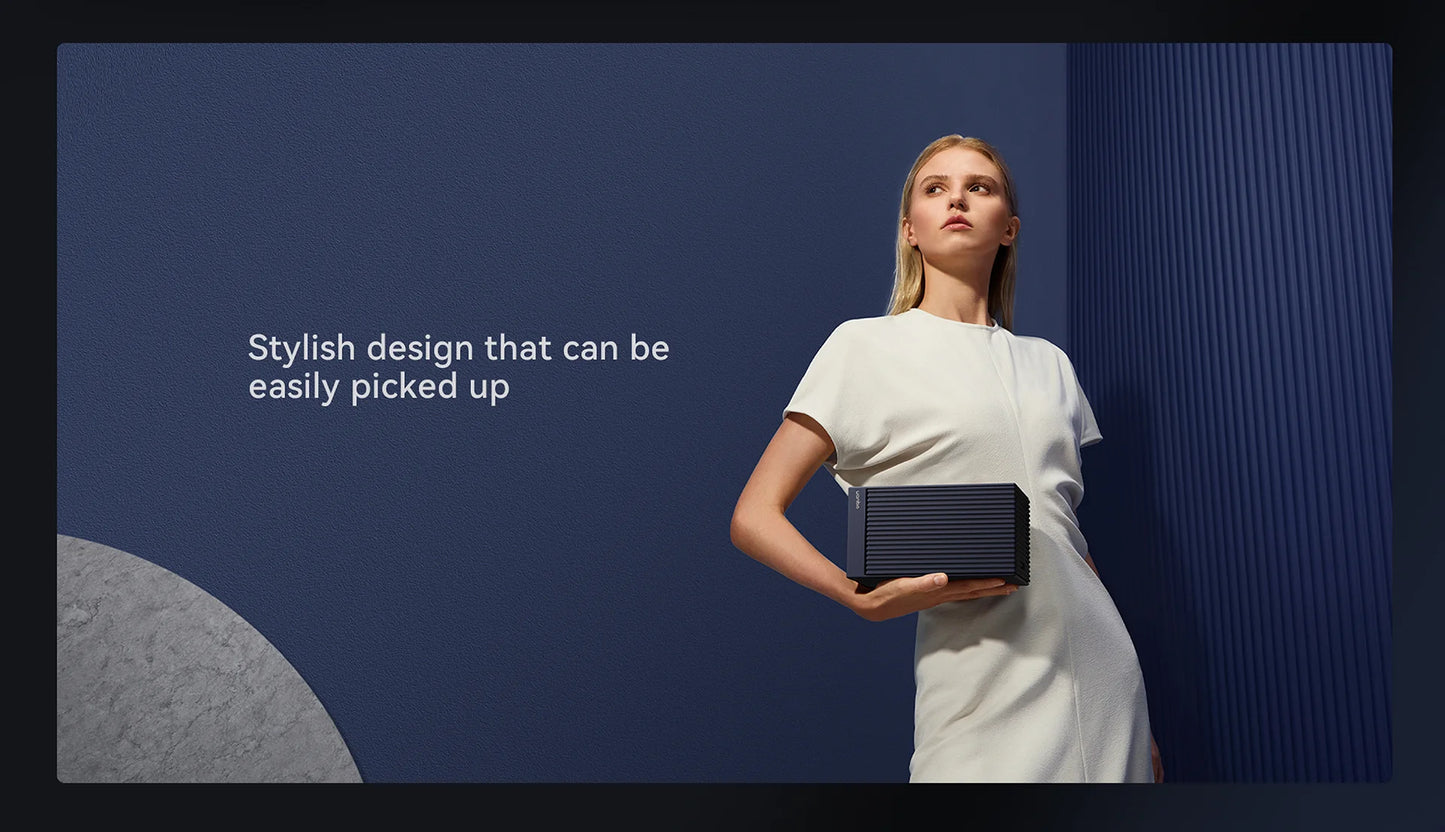 Wanbo Cube 2 Pro 4K Protable Native 1080P Projector 500ANSI Android TV 11.0 ToF Laser Radar Real Time Focus 3 Colors Available