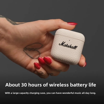 MARSHALL MINOR III Wireless Bluetooth Earbuds HiFi Deep Bass Pop Rock Retro InEar Headphones with Mic Fast Charge Lightweight