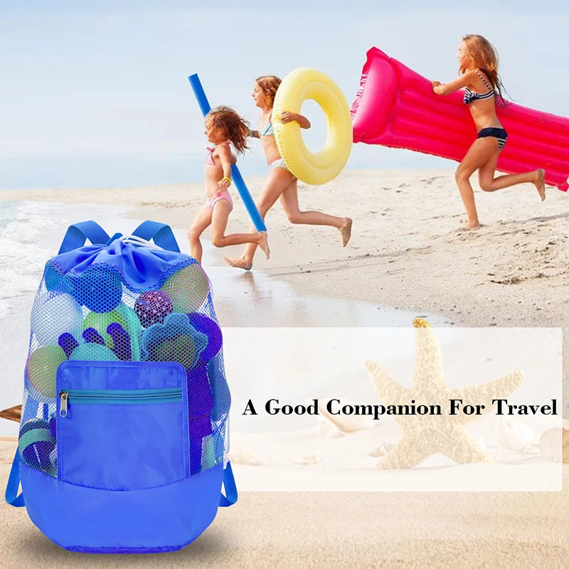 New Outdoor Beach Bag Beach Toy Storage Bag Swimming Clothing and Miscellaneous Storage Bag Shoulder Handheld Storage Bag Touris