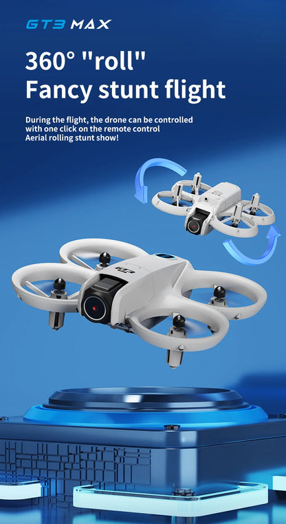 New GT3 MAX Drone 5G 8K GPS Professional HD Aerial Photography Dynamic Lighting Remote Control Aircraft Optical Flow Quadcopter