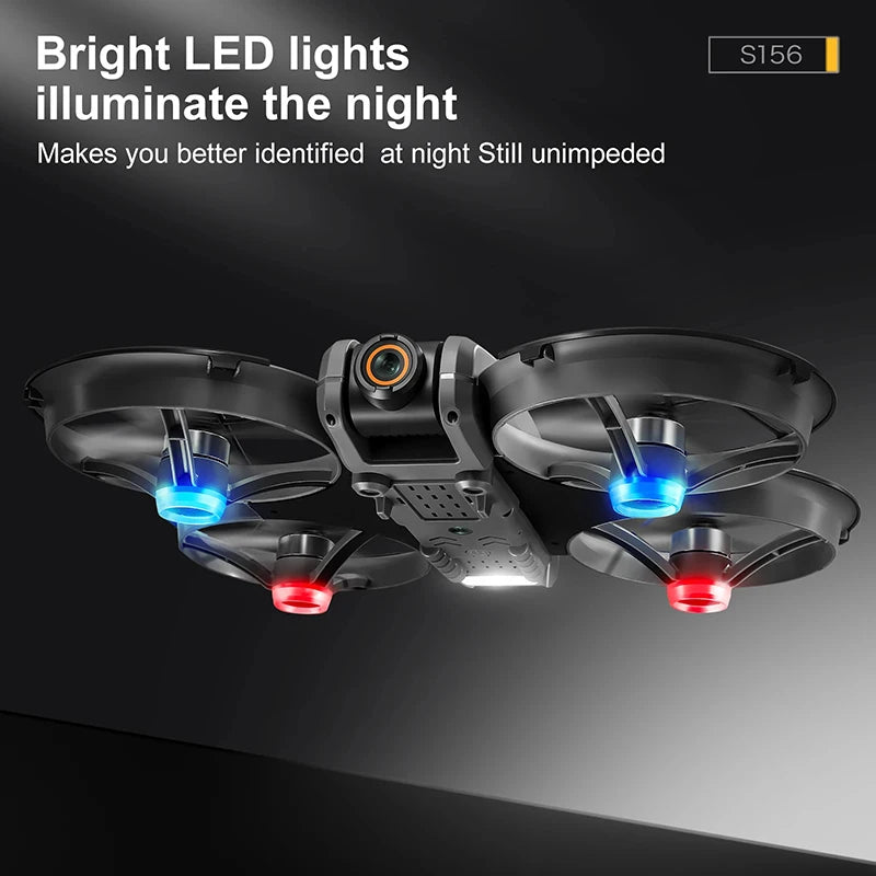 Lenovo S156 Drone GPS 8K Professional 360° Dual Camera Screen FPV Remote Control Brushless Motors Obstacle Avoidance Quadcopter