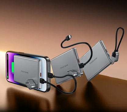 10000mAh Thin Magnetic Wireless Power Bank PD20W Fast Charging Portable External Battery for Magsafe for IPhone Samsung Xiaomi