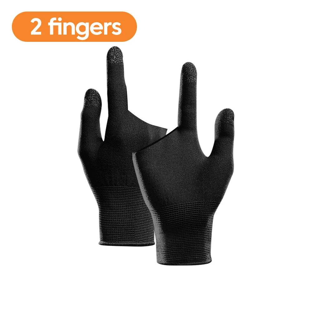 Double Finger Gaming Gloves Chicken Eating Mobile Game Ultra Thin Anti Sweat King of Glory Movement Anti Slip Esports Edition